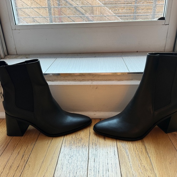 Zara Black Ankle Boots - Picture 3 of 7